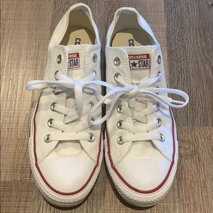 Women’s Like New Classic White Converse